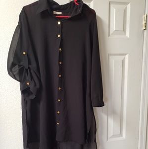 Mileage  tunic gothic blouse size 3x